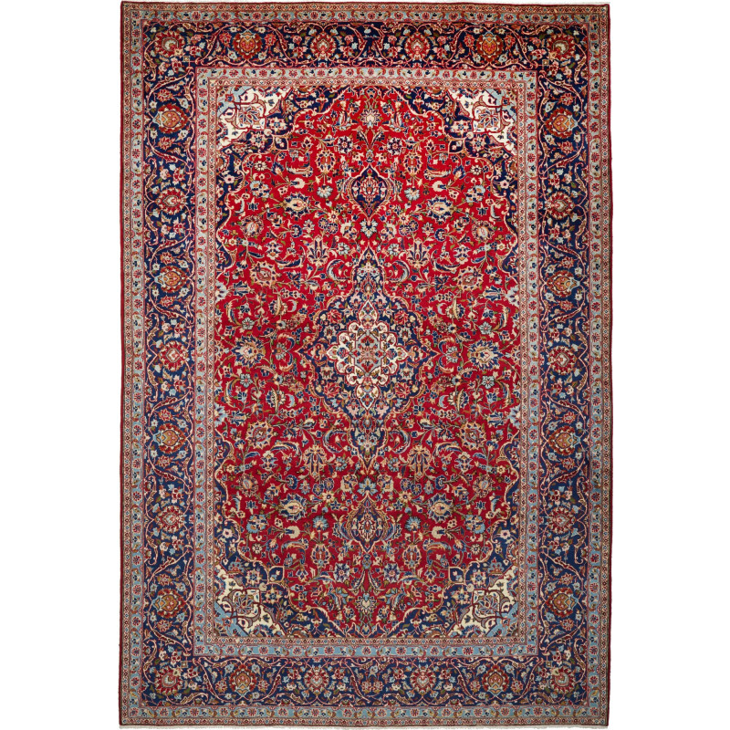 Ardakan 240x360 Cm Ardakan, Persia, Hand-carded Wool (cotton