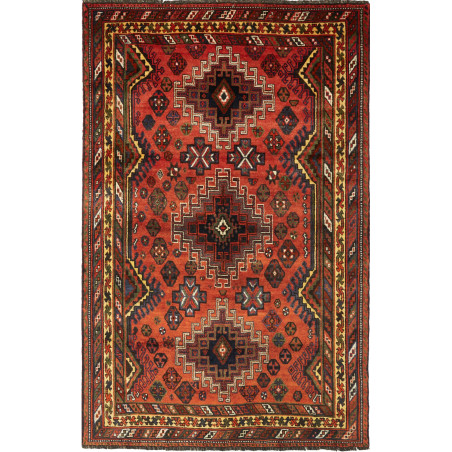 Shiraz 160x250 Cm Shiraz, Persia, Hand-carded Wool (cotton