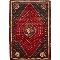 Shiraz 180x260 Cm Shiraz, Persia, Hand-carded Wool (cotton