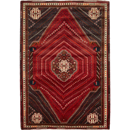 Shiraz 180x260 Cm Shiraz, Persia, Hand-carded Wool (cotton