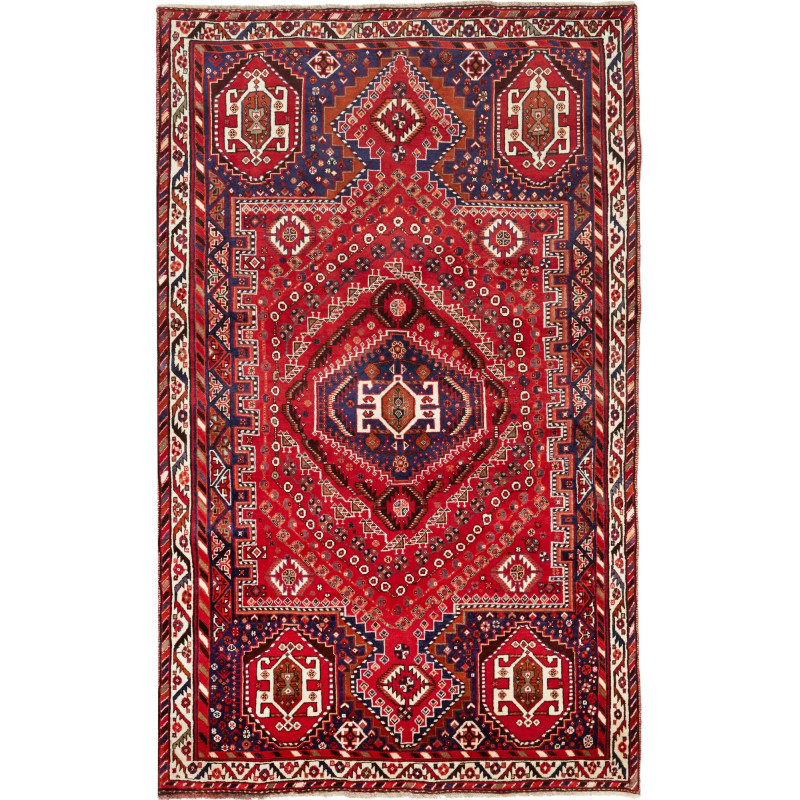 Shiraz 164x270 Cm Shiraz, Persia, Hand-carded Wool (warp: