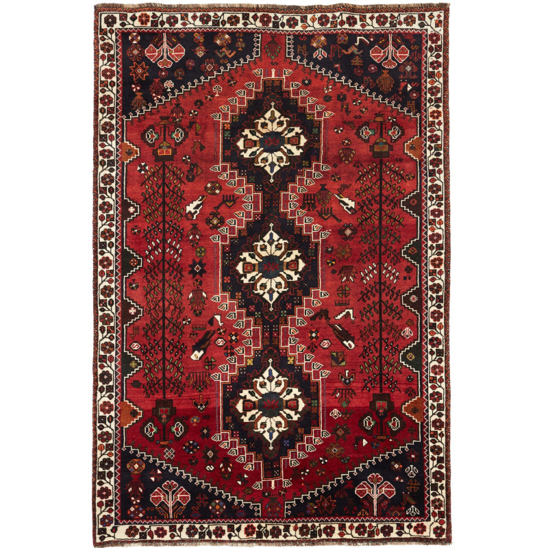 Shiraz 173x259 Cm Shiraz, Persia, Hand-carded Wool, Cotton,