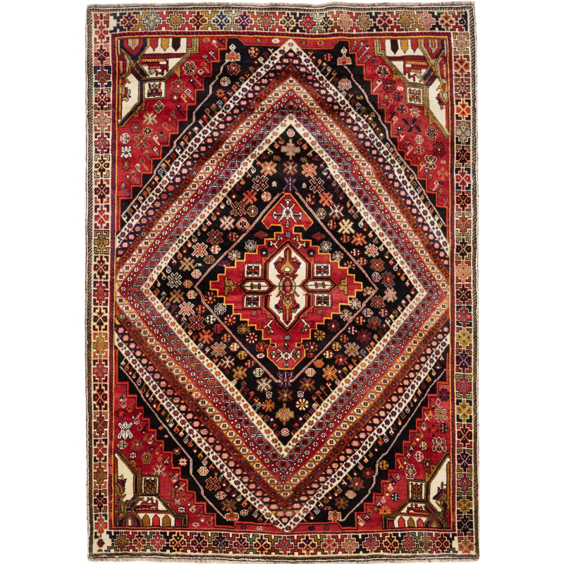Shiraz 180x260 Cm Shiraz Persia Hand-carded Wool Cotton