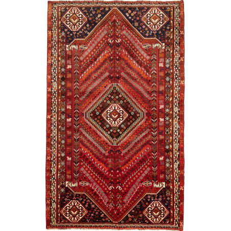 Shiraz 180x295 Cm Shiraz, Persia, Hand-carded Wool (cotton