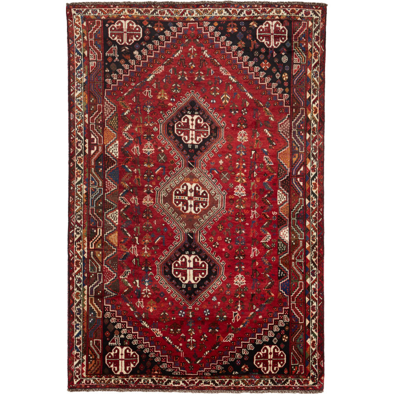 Shiraz 172x260 Cm Shiraz, Persia, Hand-carded Wool (warp: