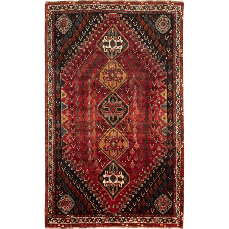 Shiraz 167x273 Cm Shiraz Persia Hand-carded Wool (warp: