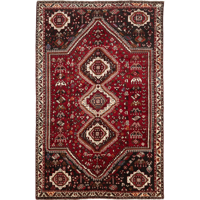 Shiraz 167x261 Cm Shiraz, Persia, Hand-carded Wool (warp: