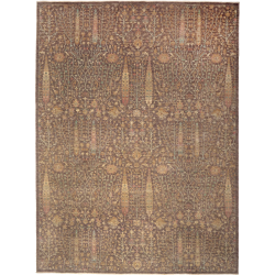 Rug Shahi Fine Pakistan 251x335 Dark Brown Taup