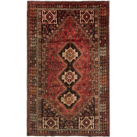 Shiraz 165x268 Cm Shiraz Persia Hand-carded Wool (warp: