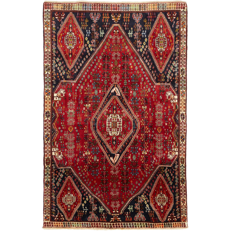 163x260 Cm Qashqai, Persia, Wool (wool Warp), 200,000