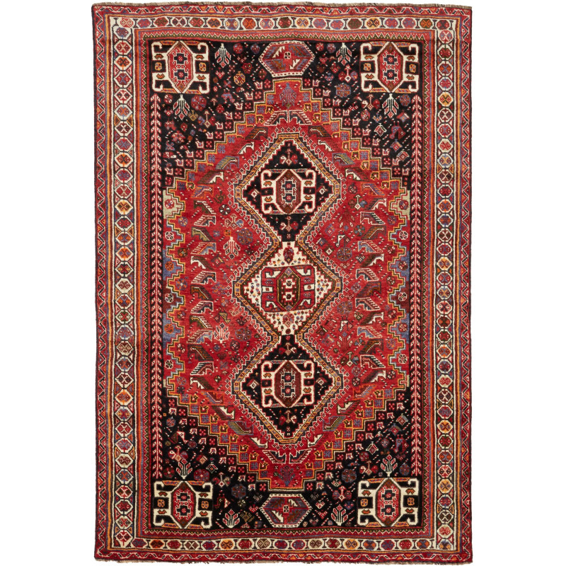 Shiraz 170x260 Cm Shiraz, Persia, Hand-carded Wool, Cotton,