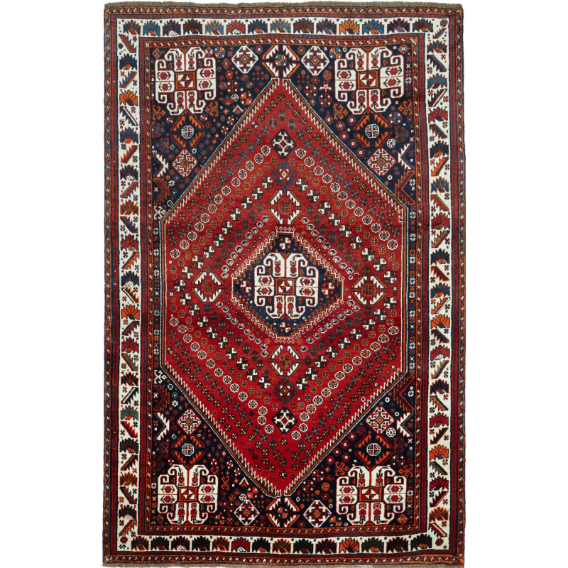 Shiraz 160x250 Cm Shiraz Persia Hand-carded Wool (warp: