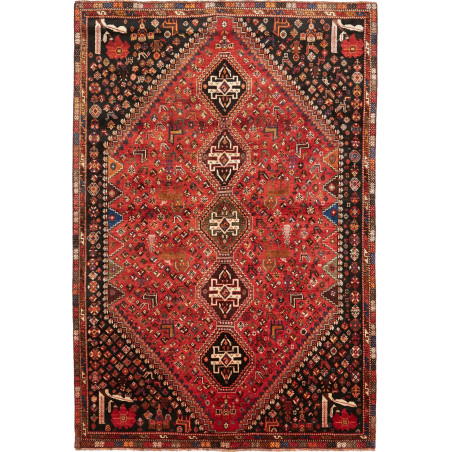 Shiraz 163x285 Cm Shiraz, Persia, Hand-carded Wool, Cotton,