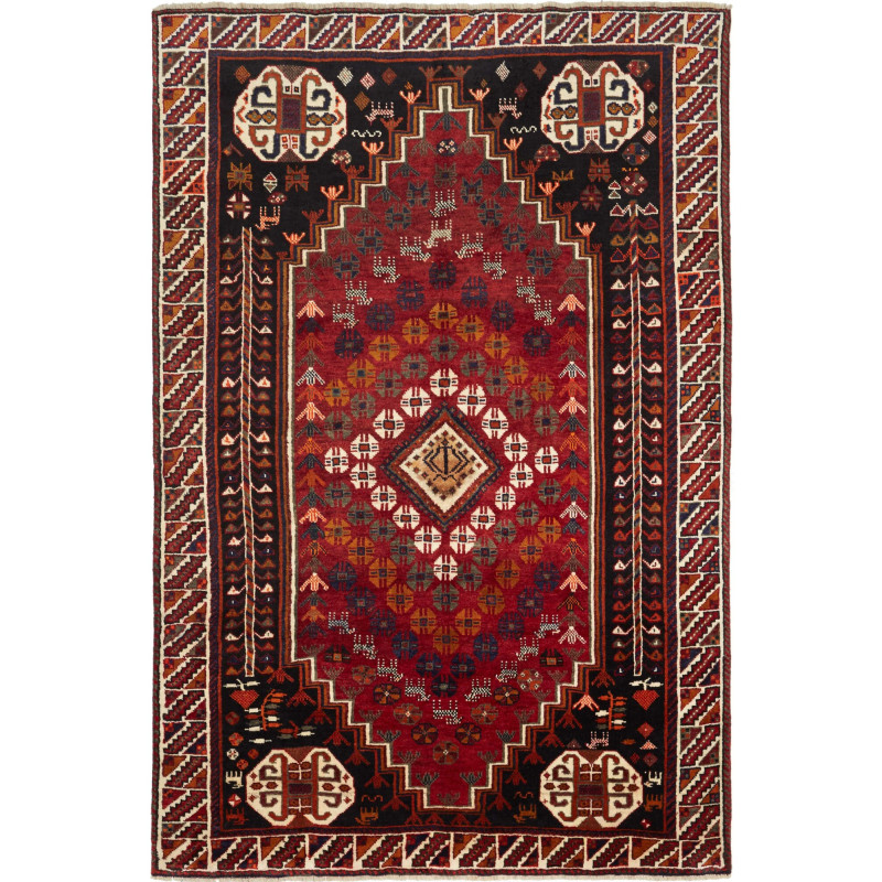 Shiraz 170x255 Cm Shiraz Persia Hand-carded Wool Cotton