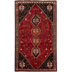 Shiraz 163x275 Cm Shiraz Persia Hand-carded Wool Cotton