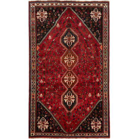 Shiraz 163x275 Cm Shiraz Persia Hand-carded Wool Cotton