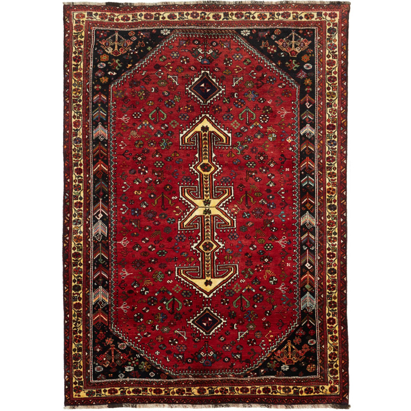 Shiraz 177x250 Cm Shiraz, Persia, Hand-carded Wool, Cotton,