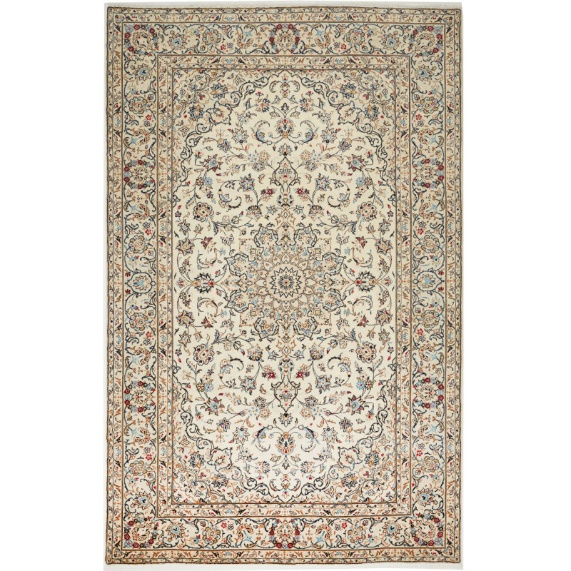 Kashan 197x308 Cm Kashan Persia Hand-carded Wool Cotton