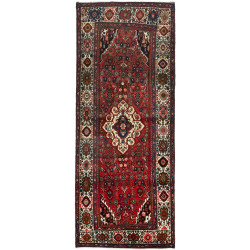 Hosseinabad 137x350 Cm Hosseinabad, Persia, Hand-carded Wool