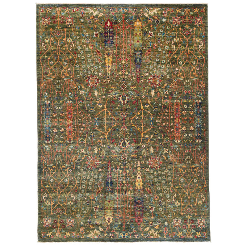 Hand Made Rug Shahi Fine Pakistan 171x238 Green