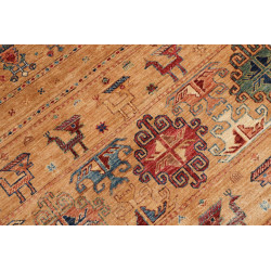 Hand Made Rug Rubin Pakistan 169x244 Orange Red