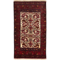 Baluch 98x182 Cm Baluch, Persia, Hand-carded Wool (warp: