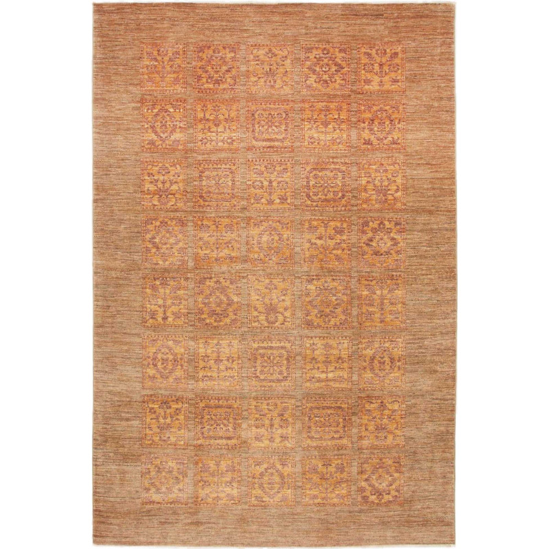Hand Made Rug Bakhtiyar Pakistan 165x248 Brown