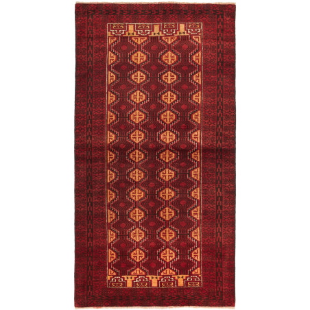 Baluch 103x201 Cm Baluch Persia Hand-carded Wool Cotton