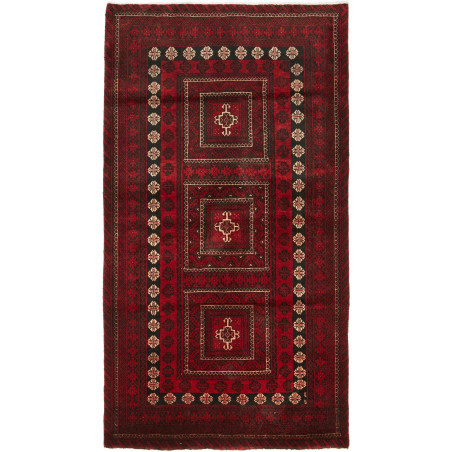 Baluch 110x208 Cm Baluch Persia Hand-carded Wool Cotton