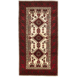Baluch 103x197 Cm Baluch Persia Hand-carded Wool Cotton