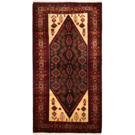 Baluch 105x198 Cm Baluch, Persia, Hand-carded Wool, Cotton,