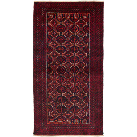 Baluch 108x208 Cm Baluch Persia Hand-spun Wool Cotton