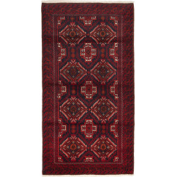 Baluch 110x202 Cm Baluch Persia Hand-carded Wool Cotton