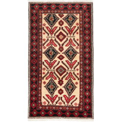 Baluch 110x200 Cm Baluch, Persia, Hand-carded Wool (warp: