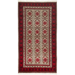 Baluch 98x185 Cm Baluch, Persia, Hand-carded Wool (warp: