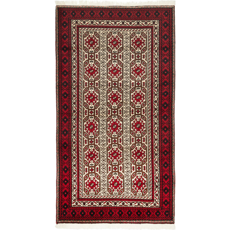 Baluch 98x185 Cm Baluch, Persia, Hand-carded Wool (warp: