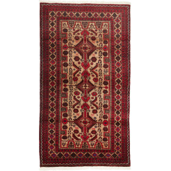 Baluch 96x181 Cm Baluch, Persia, Hand-carded Wool (warp: