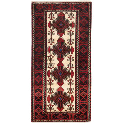 Baluch 96x199 Cm Baluch, Persia, Hand-carded Wool (warp: