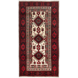 Baluch 96x183 Cm Baluch, Persia, Hand-carded Wool (warp: