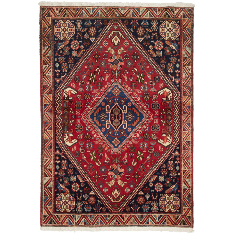Abadeh 98x144 Cm Abadeh Persia Hand-carded Wool