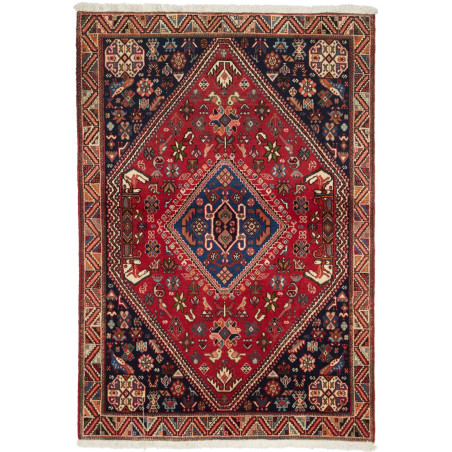 Abadeh 98x144 Cm Abadeh Persia Hand-carded Wool