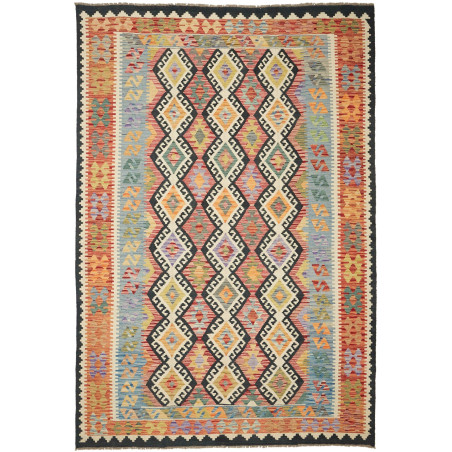 Kilim 204x302 Cm Kilim, Afghanistan, Hand-carded Wool (warp: