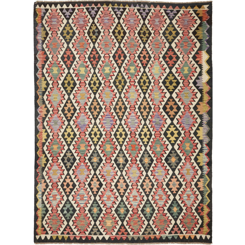 Kilim 224x299 Cm Kilim, Afghanistan, Hand-carded Wool (warp: