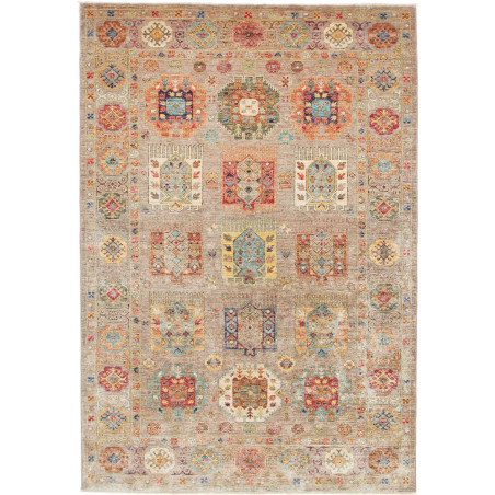 Hand Made Rug Tribal Pakistan 170x243 Taupe Mul