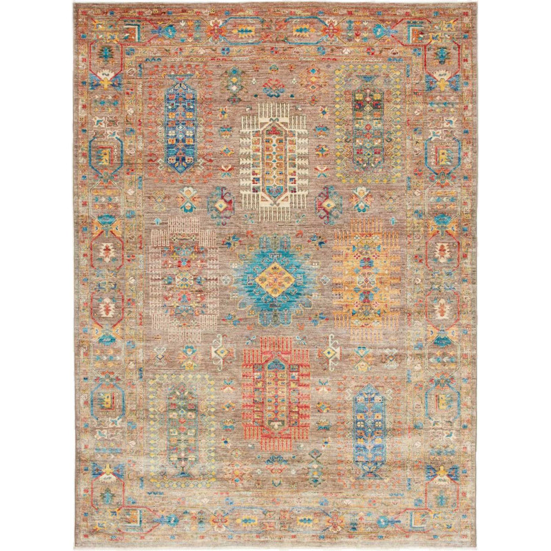 Hand Made Rug Tribal Pakistan 170x231 Brown Bei