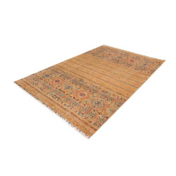 Hand Made Rug Rubin Pakistan 167x240 Brown Beig
