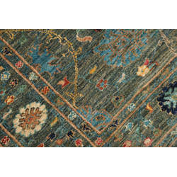 Hand Made Rug Ziegler Fine Pakistan 78x246 Teal