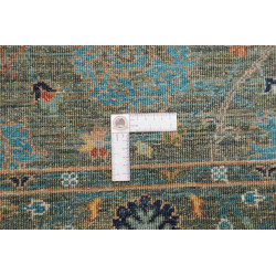 Hand Made Rug Ziegler Fine Pakistan 78x246 Teal