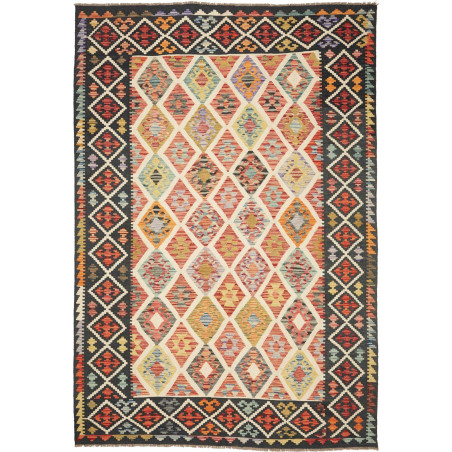 Kilim 203x298 Cm Kilim, Afghanistan, Hand-carded Wool (warp: