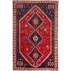 Shiraz 164x252 Cm Shiraz, Persia, Hand-carded Wool (cotton